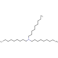 Trinonylamine formula graphical representation