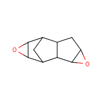 Dicyclopentadiene dioxide formula graphical representation