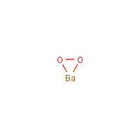 Barium peroxide formula graphical representation