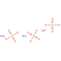 Ceric ammonium sulfate formula graphical representation