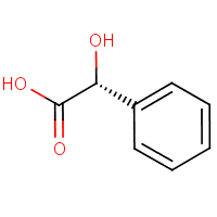L-Mandelic acid formula graphical representation