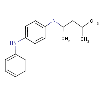 1,4-Benzenediamine, N-(1,3-dimethylbutyl)-N'-phenyl- formula graphical representation