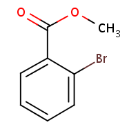 Methyl 2-bromobenzoate formula graphical representation