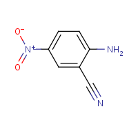 2-Amino-5-nitrobenzonitrile formula graphical representation