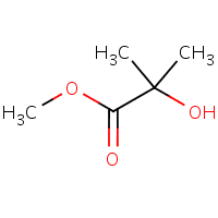 Methyl 2-hydroxyisobutyrate formula graphical representation