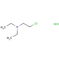 1-Chloro-2-(diethylamine)ethane hydrochloride formula graphical representation