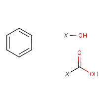 Hydroxybenzoic acid formula graphical representation