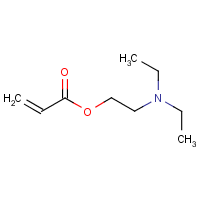 2-(Diethylamino)ethyl acrylate formula graphical representation