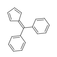 6,6-Diphenylfulvene formula graphical representation