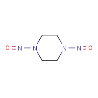 1,4-Dinitrosopiperazine formula graphical representation