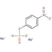 Disodium 4-nitrophenyl phosphate formula graphical representation