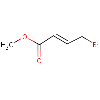 Methyl 4-bromocrotonate formula graphical representation