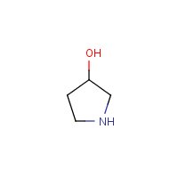 3-Pyrrolidinol formula graphical representation