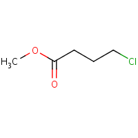 Methyl 4-chlorobutyrate formula graphical representation