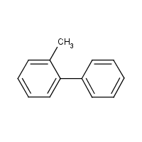 2-Methyl-1,1'-biphenyl formula graphical representation