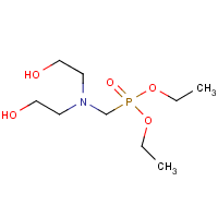 Diethyl ((diethanolamino)methyl)phosphonate formula graphical representation