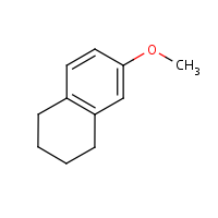 6-Methoxy-1,2,3,4-tetrahydronaphthalene formula graphical representation