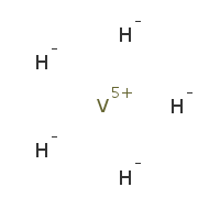 Vanadium hydride formula graphical representation