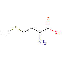 DL-Methionine formula graphical representation