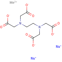 Disodium manganese EDTA formula graphical representation