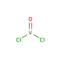 Vanadyl dichloride formula graphical representation