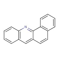 Benz(c)acridine formula graphical representation
