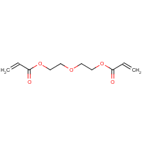 Diethylene glycol diacrylate formula graphical representation