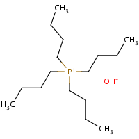 Tetrabutylphosphonium hydroxide formula graphical representation
