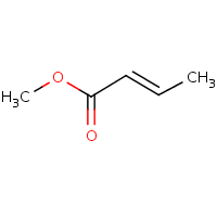 Methyl (E)-crotonate formula graphical representation