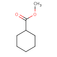 Methyl cyclohexanecarboxylate formula graphical representation