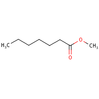 Methyl heptanoate formula graphical representation