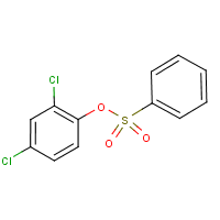 2,4-Dichlorophenyl benzenesulfonate formula graphical representation