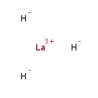 Lanthanum hydride formula graphical representation