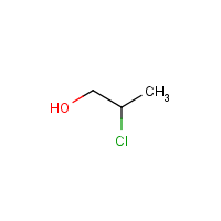2-Chloro-1-propanol formula graphical representation