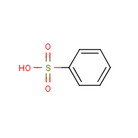 Benzenesulfonic acid formula graphical representation