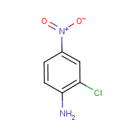 1-Amino-2-chloro-4-nitrobenzene formula graphical representation