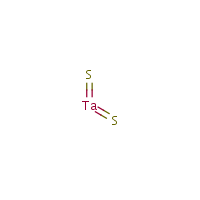 Tantalum sulfide formula graphical representation