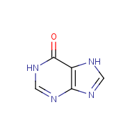 Hypoxanthine formula graphical representation
