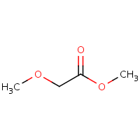 Methyl methoxyacetate formula graphical representation