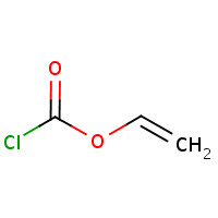 Vinyl chloroformate formula graphical representation
