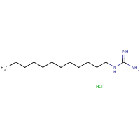 Dodecylguanidine hydrochloride formula graphical representation