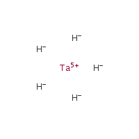 Tantalum hydride formula graphical representation