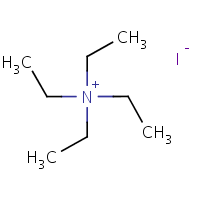Tetraethylammonium iodide formula graphical representation
