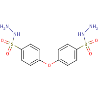 p,p'-Oxybis(benzenesulfonyl hydrazide) formula graphical representation