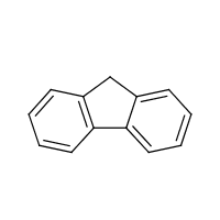 Fluorene formula graphical representation
