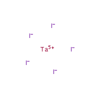 Tantalum iodide formula graphical representation