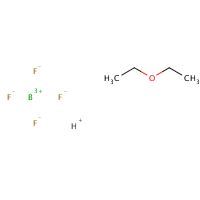 Tetrafluoroboric acid diethyl ether complex formula graphical representation