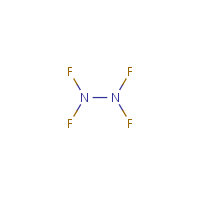 Tetrafluorohydrazine formula graphical representation