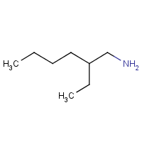 2-Ethylhexylamine formula graphical representation