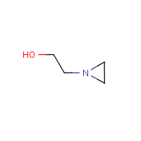 1-Aziridineethanol formula graphical representation